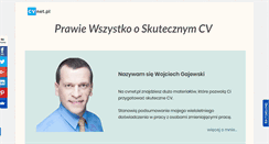 Desktop Screenshot of cvnet.pl