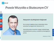 Tablet Screenshot of cvnet.pl